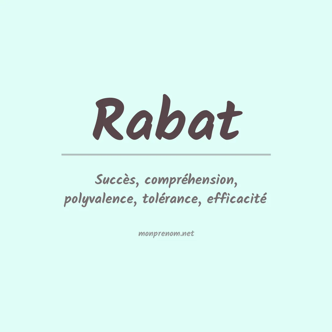 Prénom Rabat