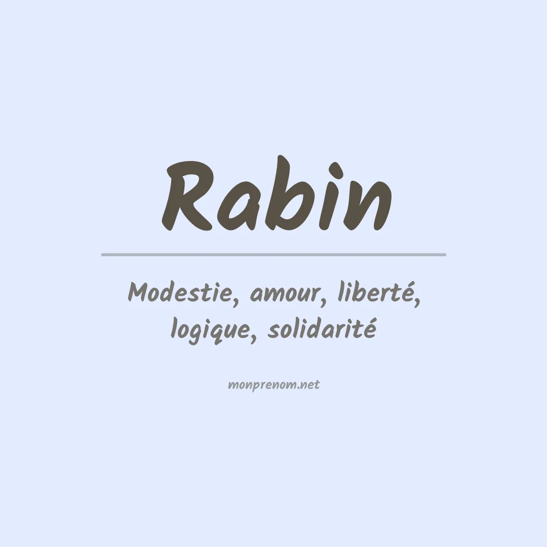 Prénom Rabin