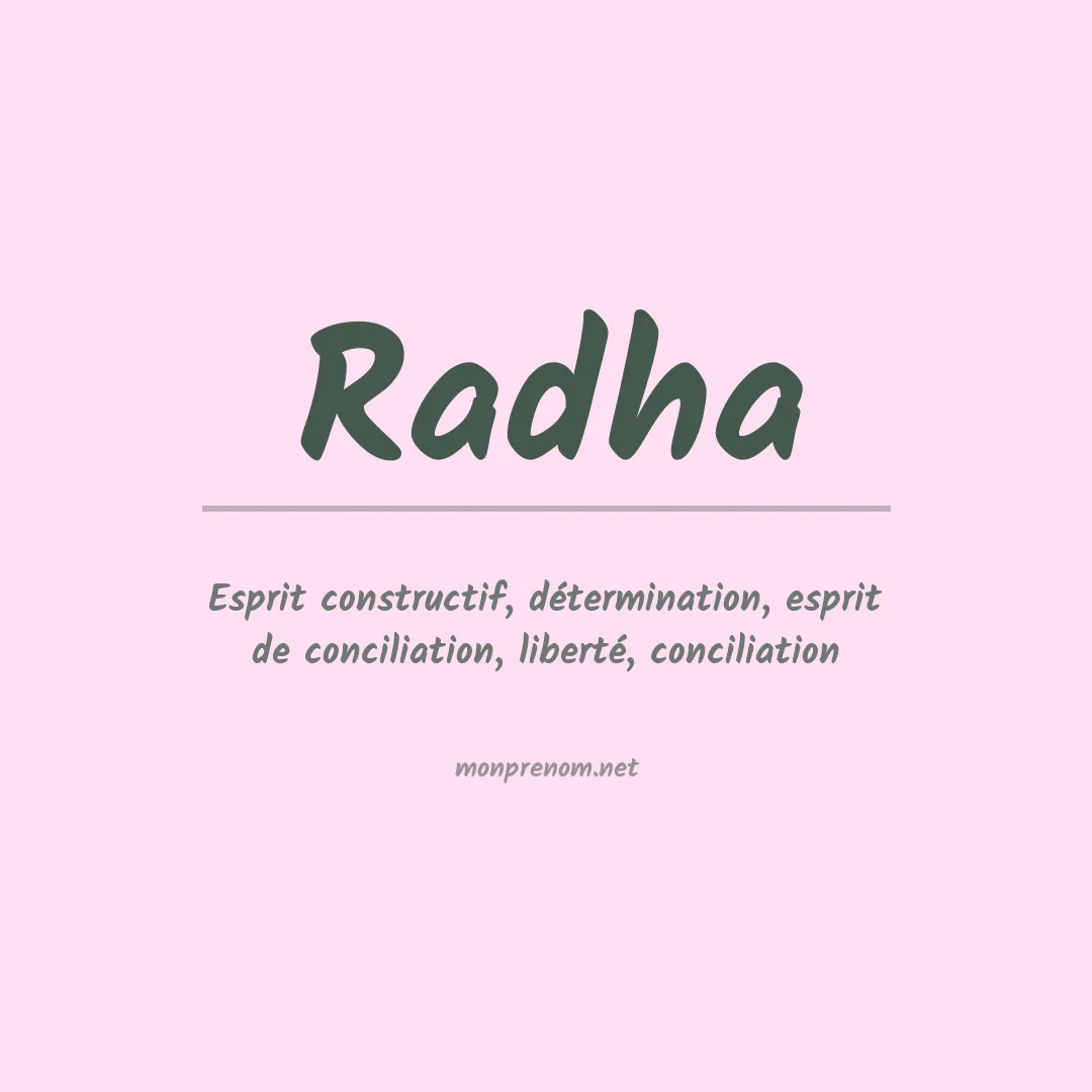 Prénom Radha