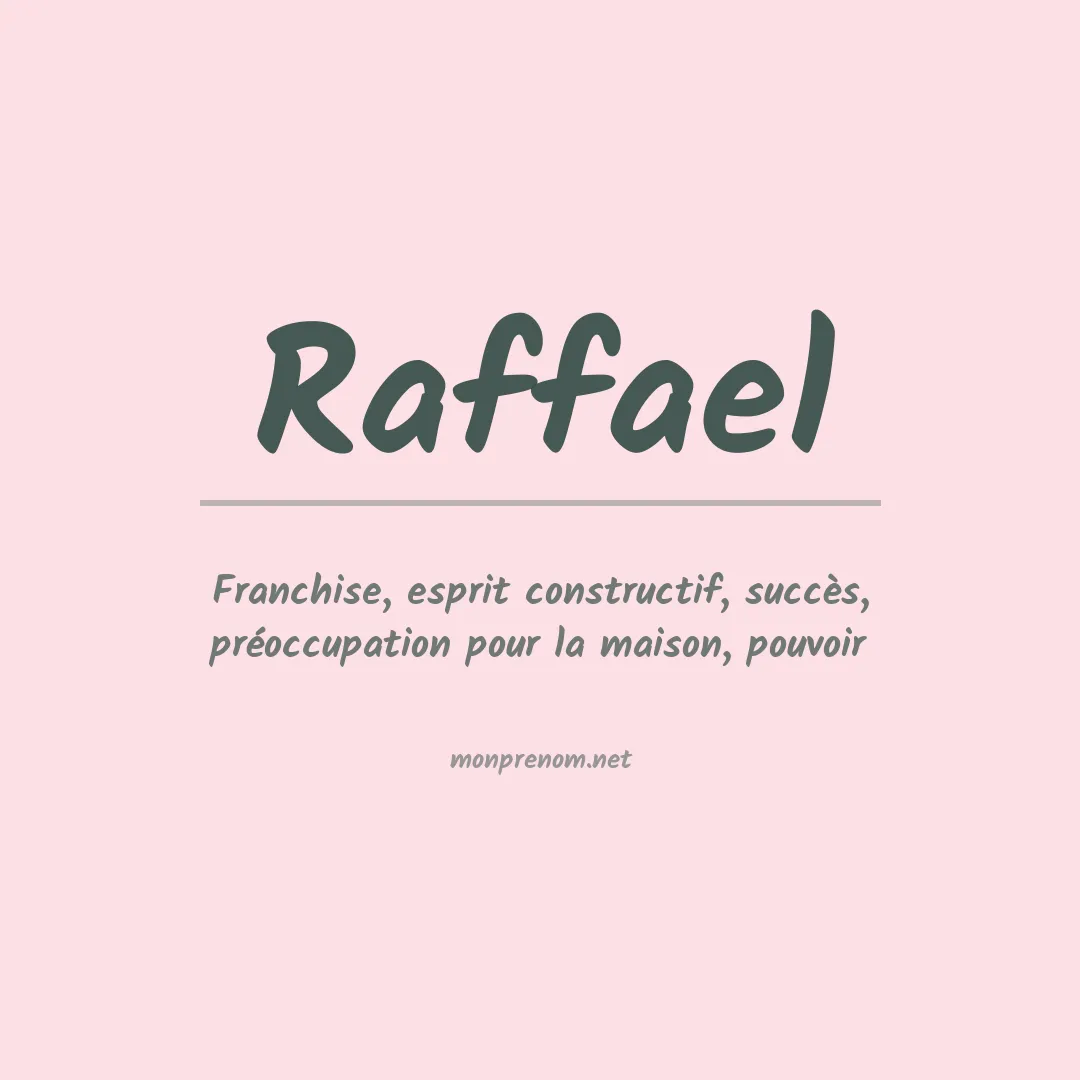 Prénom Raffael