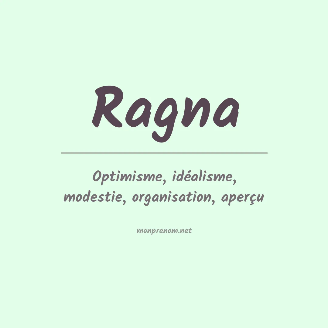 Prénom Ragna