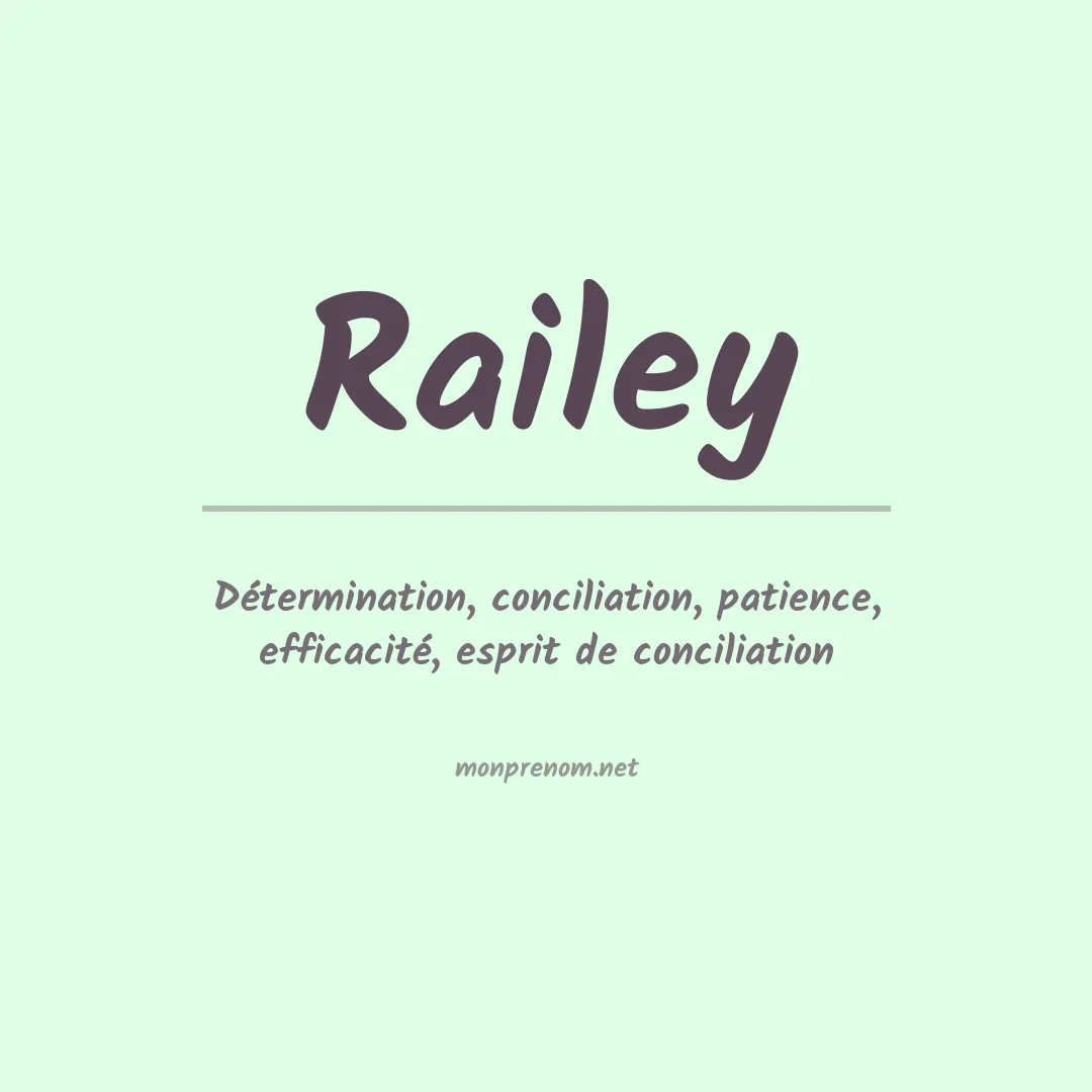 Prénom Railey