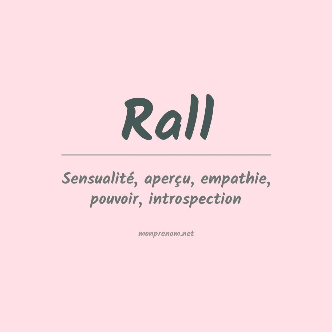 Prénom Rall