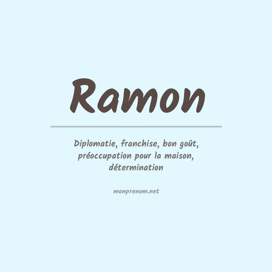 Prénom Ramon