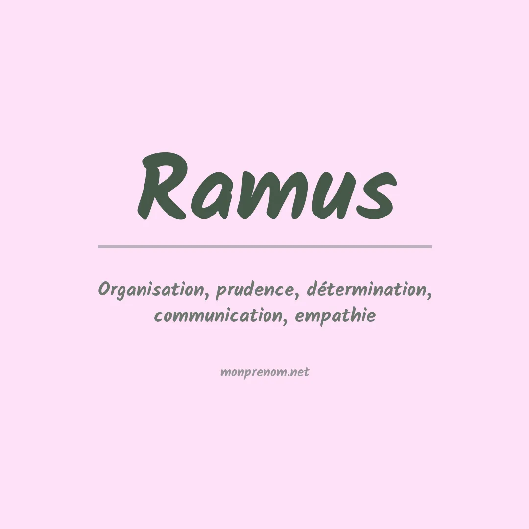 Prénom Ramus