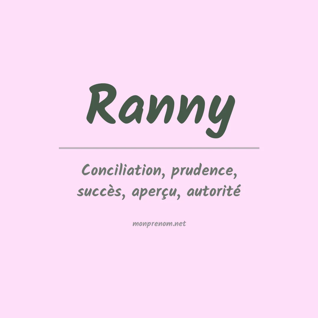 Prénom Ranny