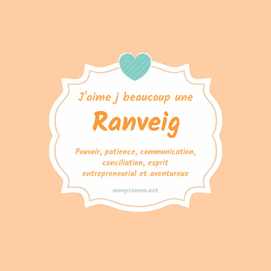 J'aime beaucoup Ranveig