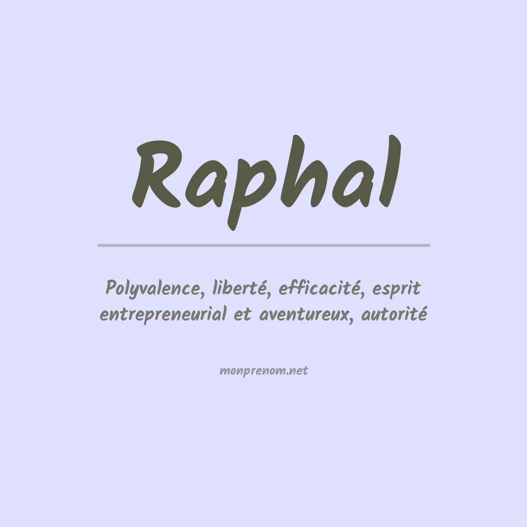 Prénom Raphal
