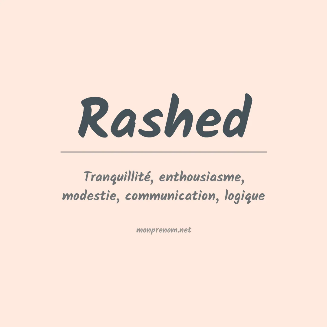 Prénom Rashed