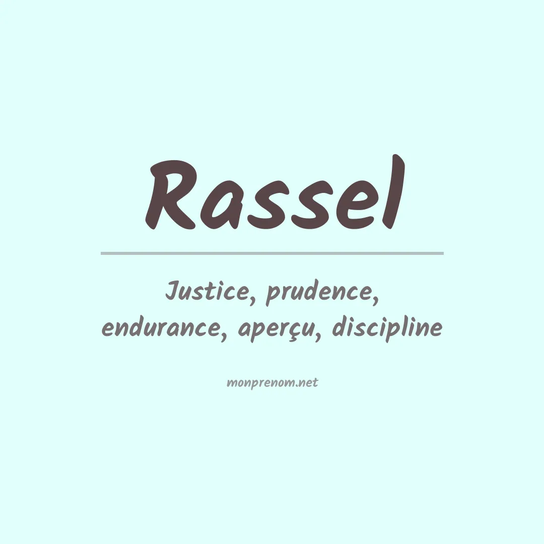 Prénom Rassel
