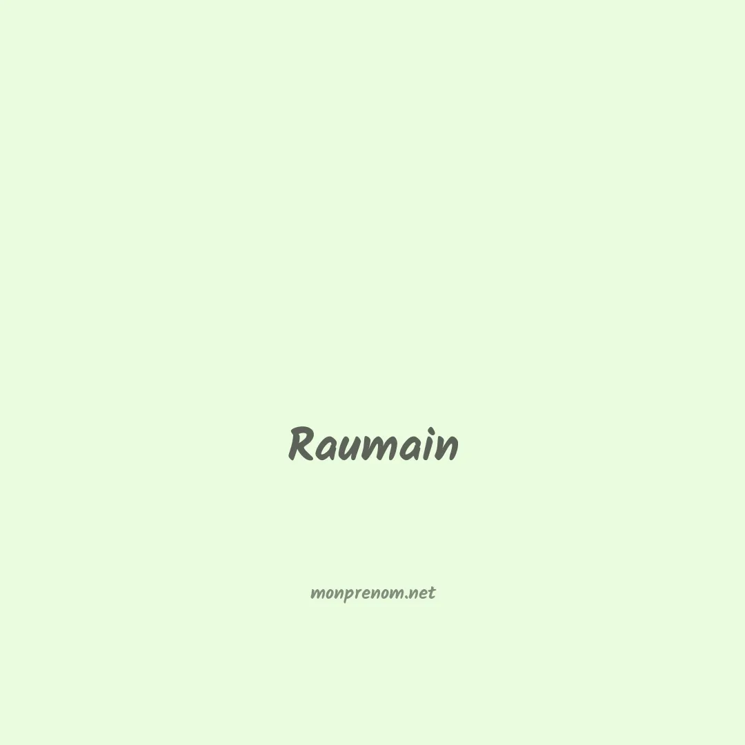 Raumain en chinois