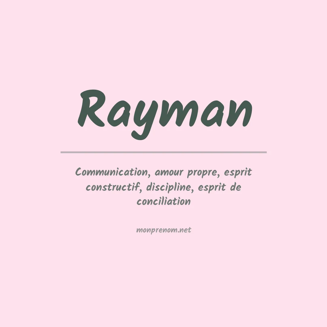 Prénom Rayman