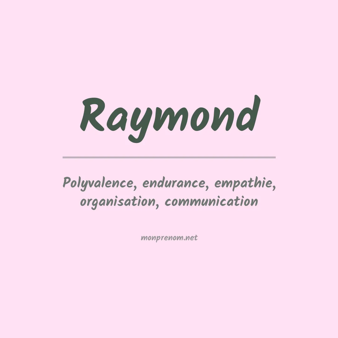 Prénom Raymond
