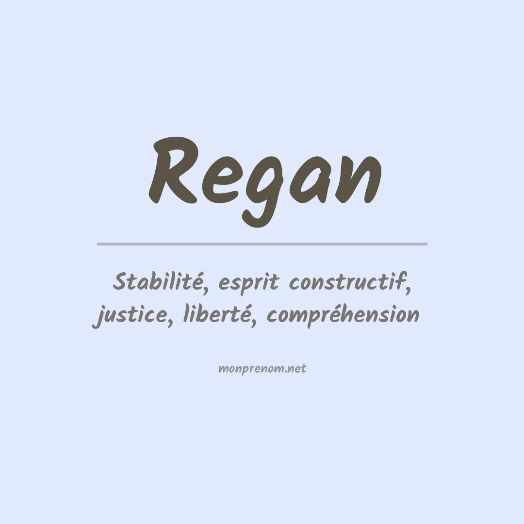 Prénom Regan