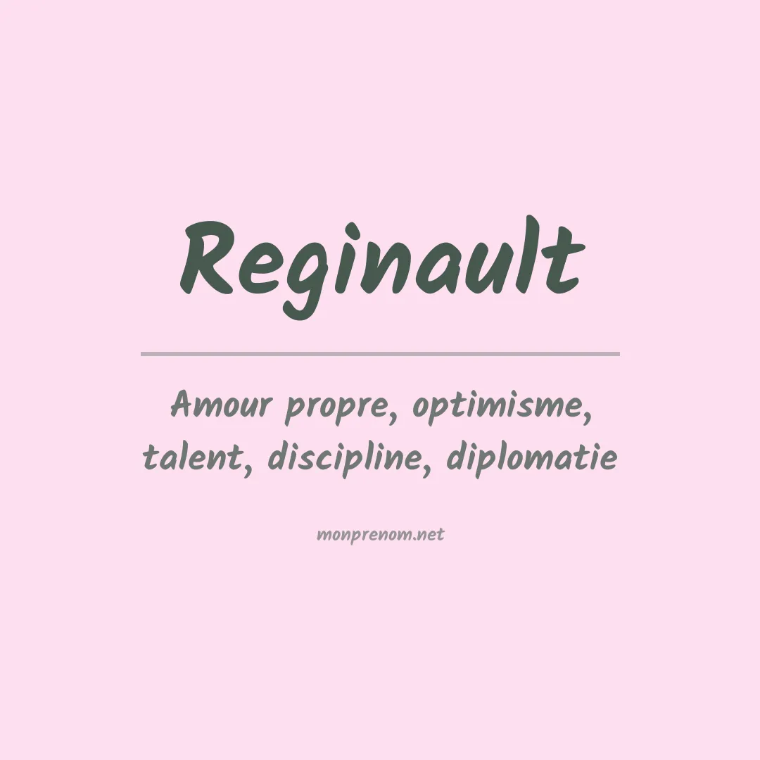 Prénom Reginault