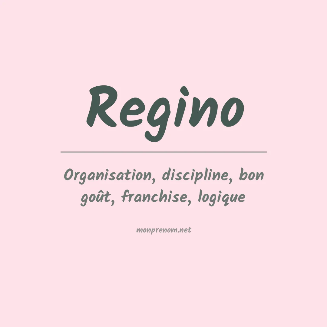Prénom Regino