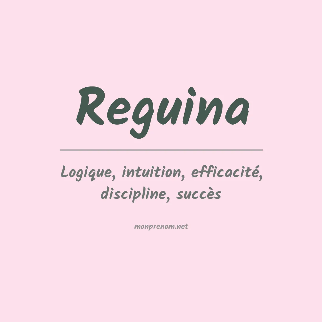 Prénom Reguina