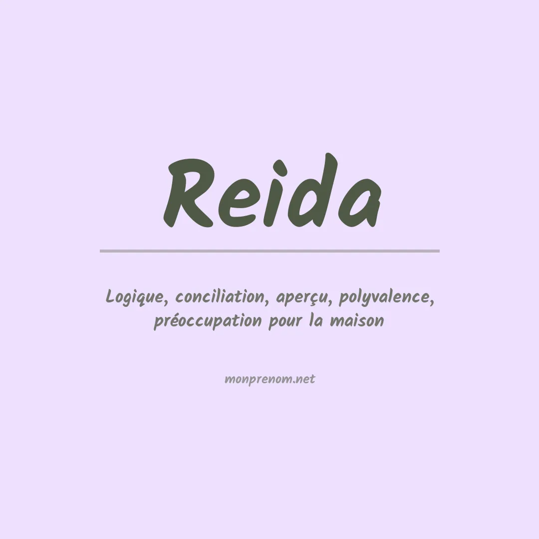 Prénom Reida