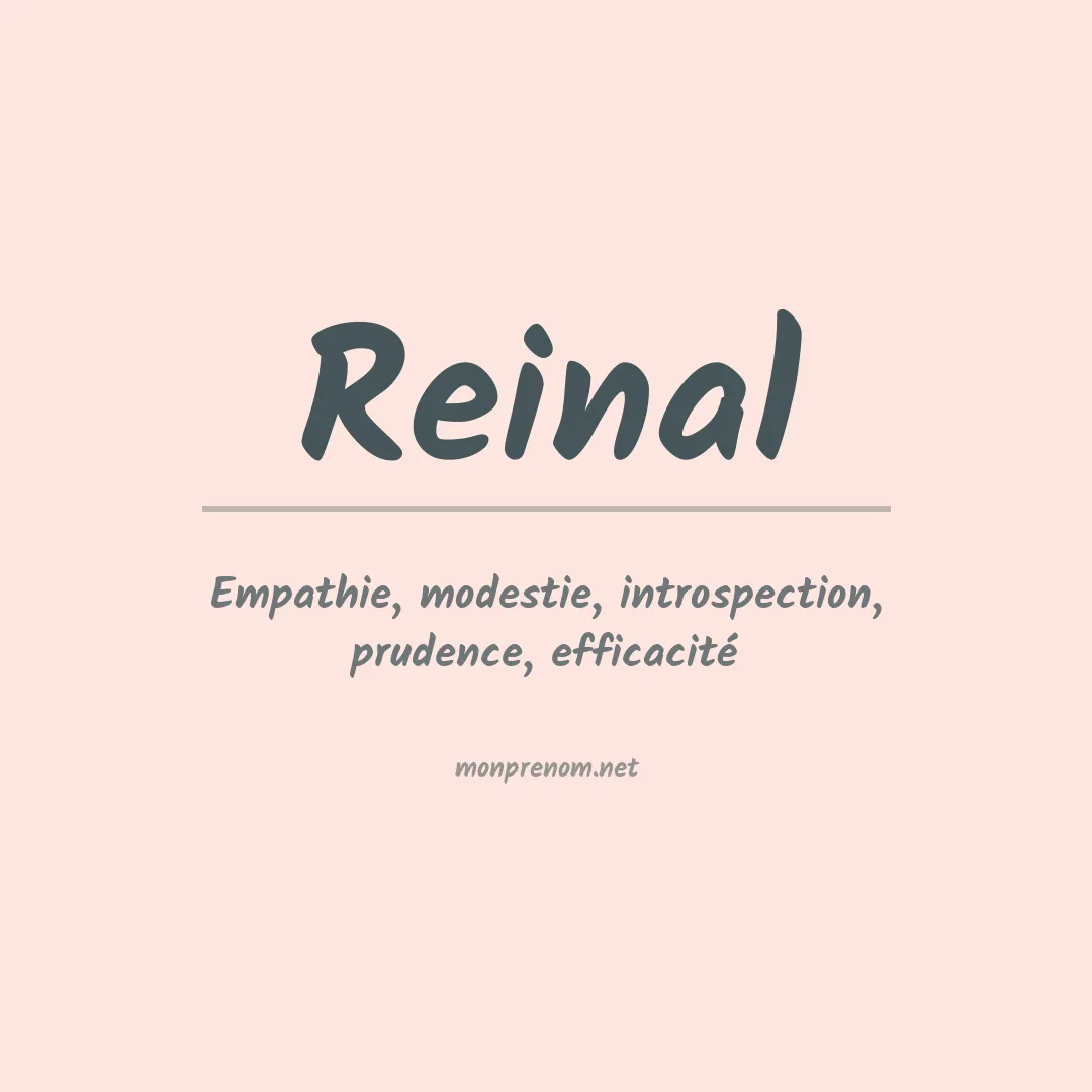 Signification du prénom Reinal