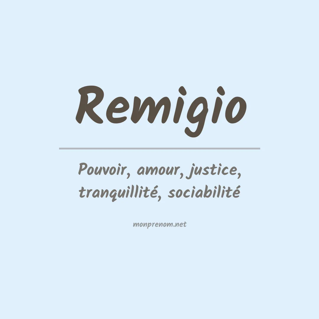 Prénom Remigio
