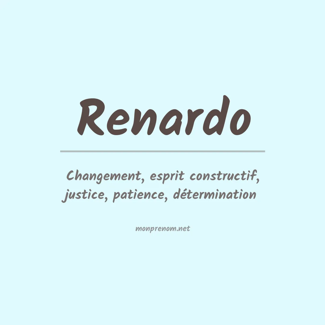 Signification du prénom Renardo