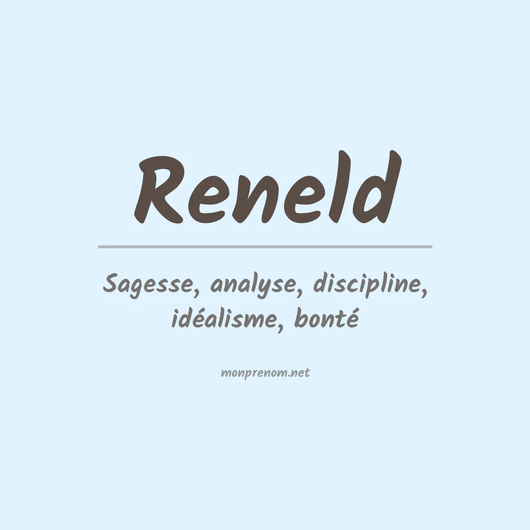 Signification du prénom Reneld