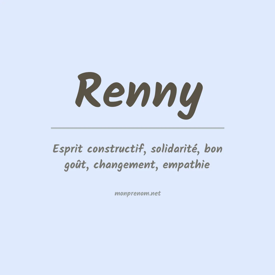 Prénom Renny