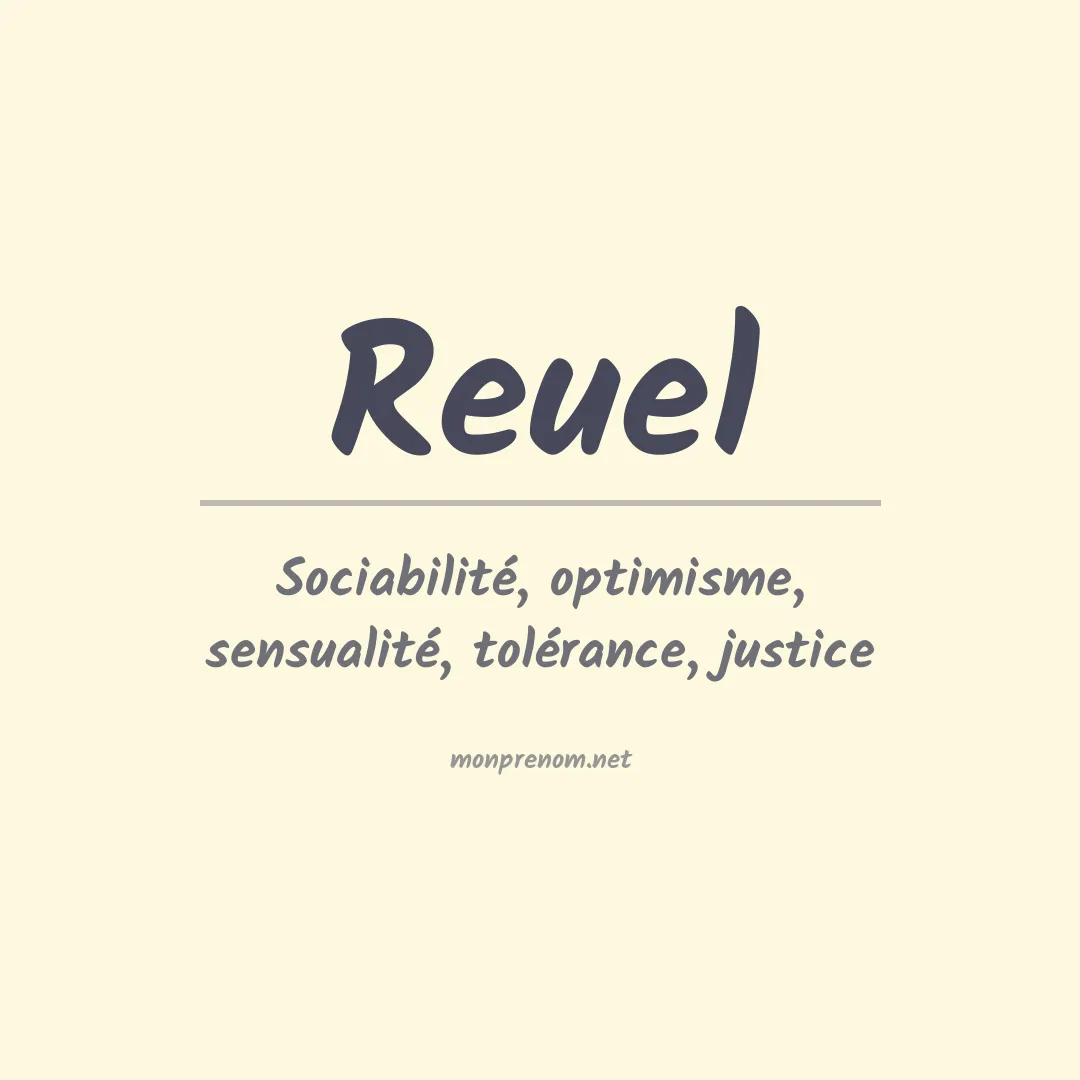 Prénom Reuel