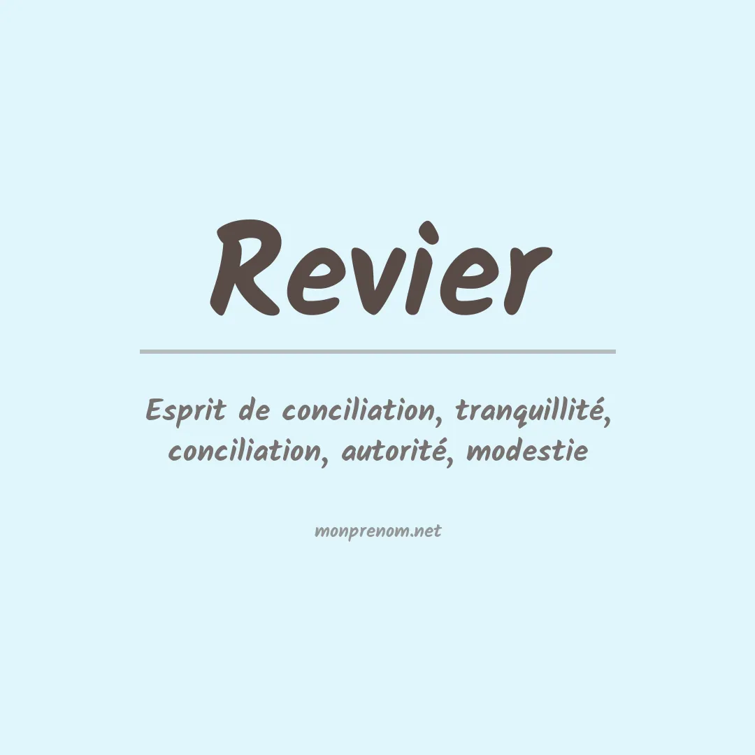 Prénom Revier