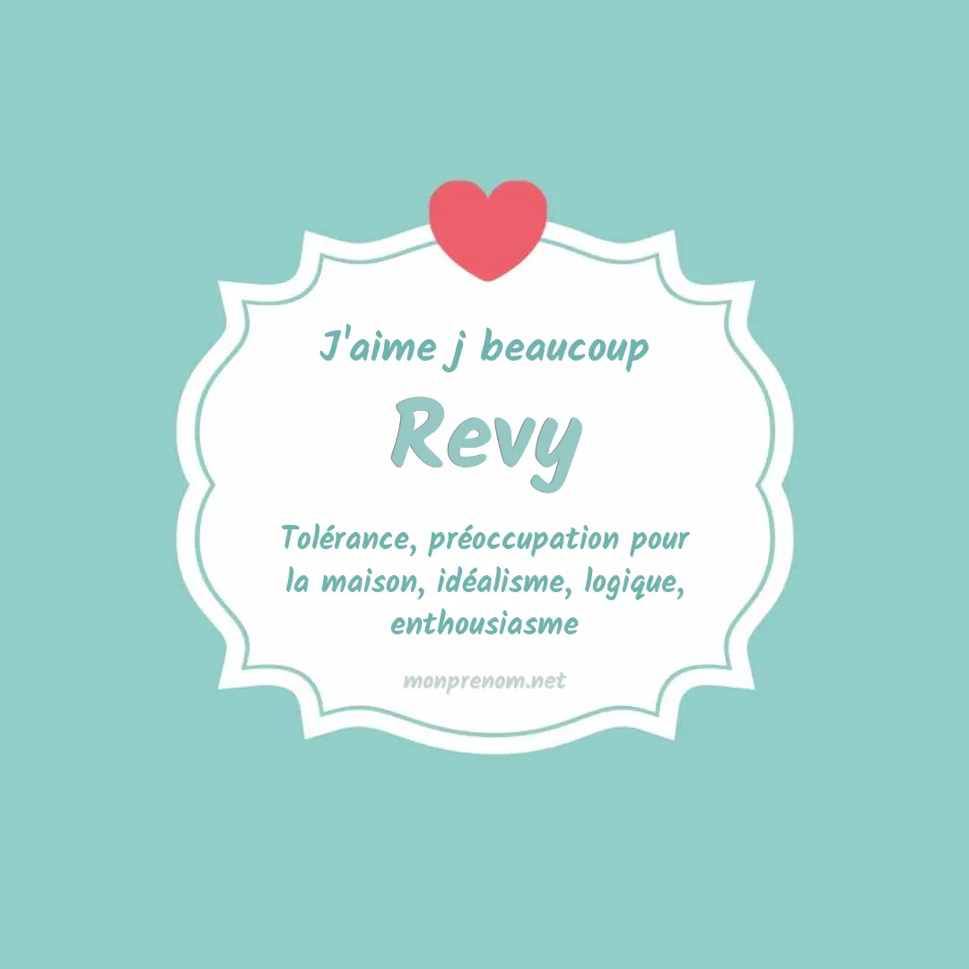 J'aime beaucoup Revy