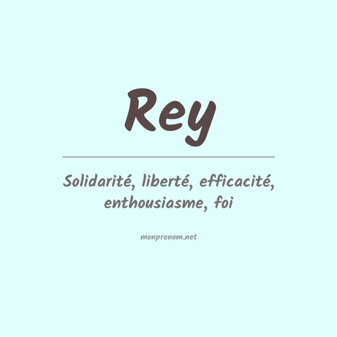 Prénom Rey