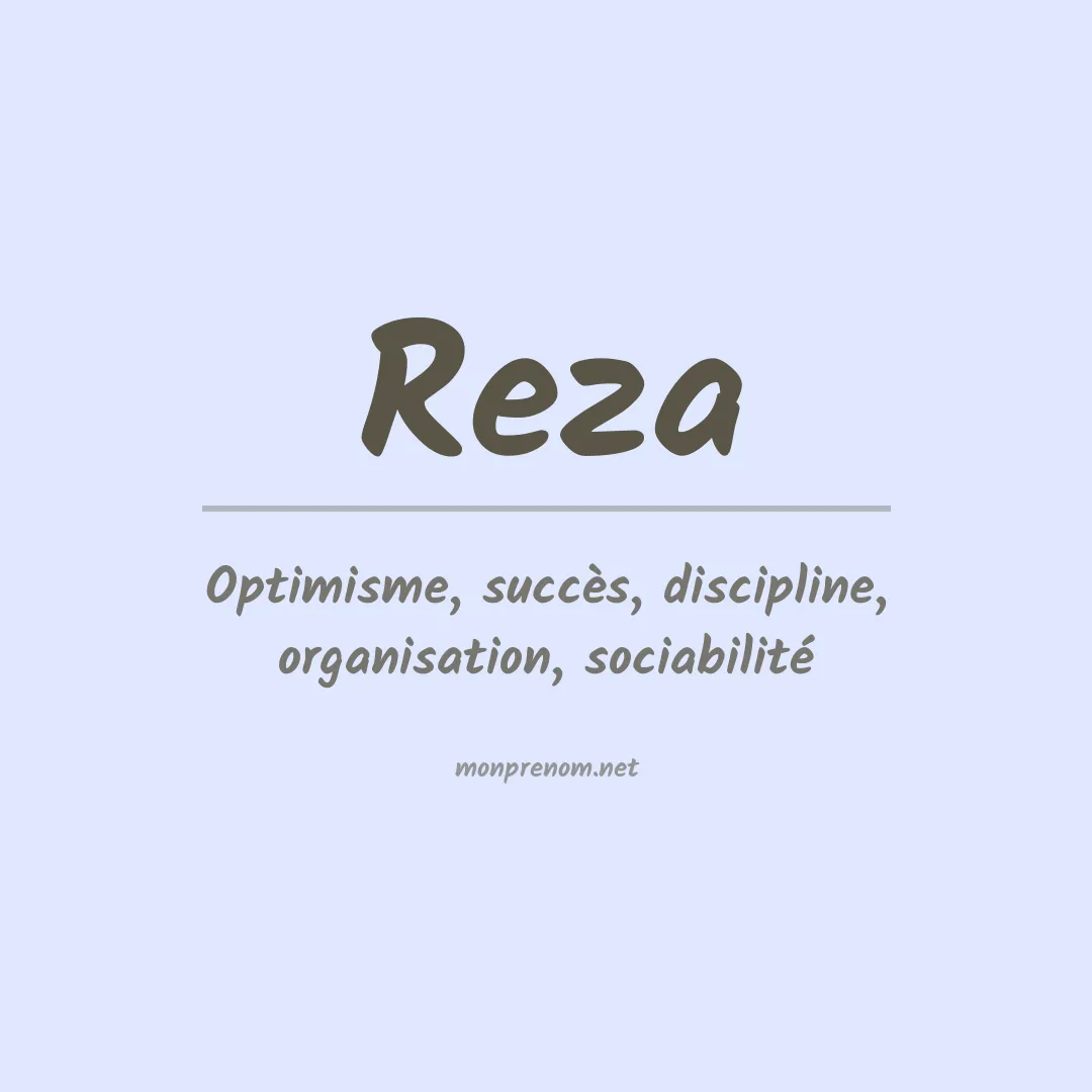 Prénom Reza