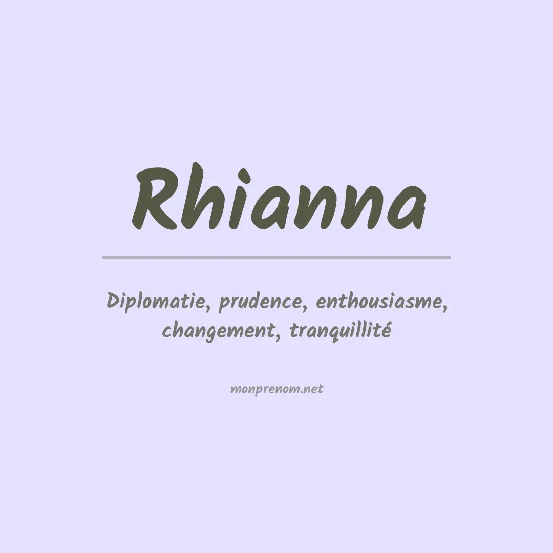 Prénom Rhianna