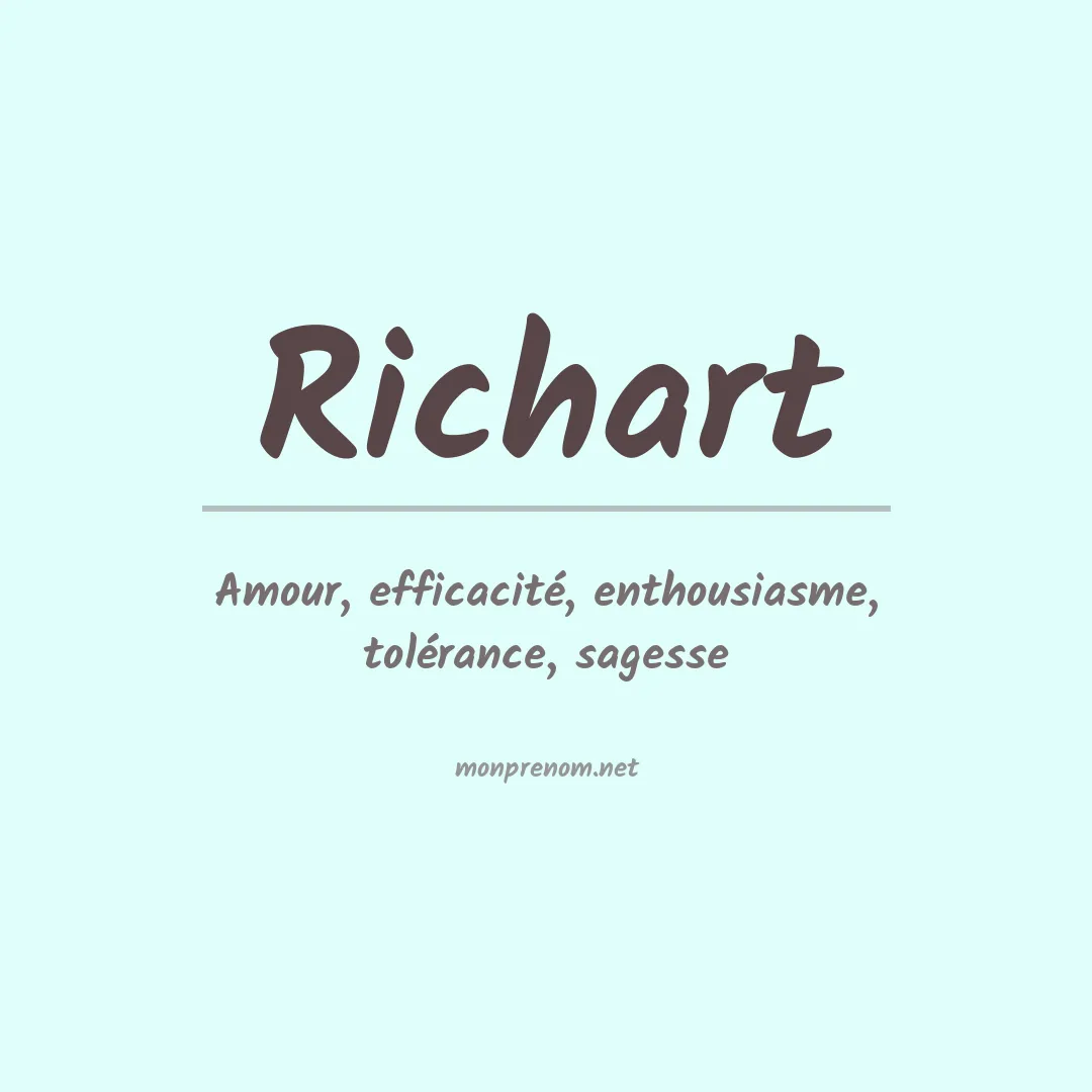 Prénom Richart