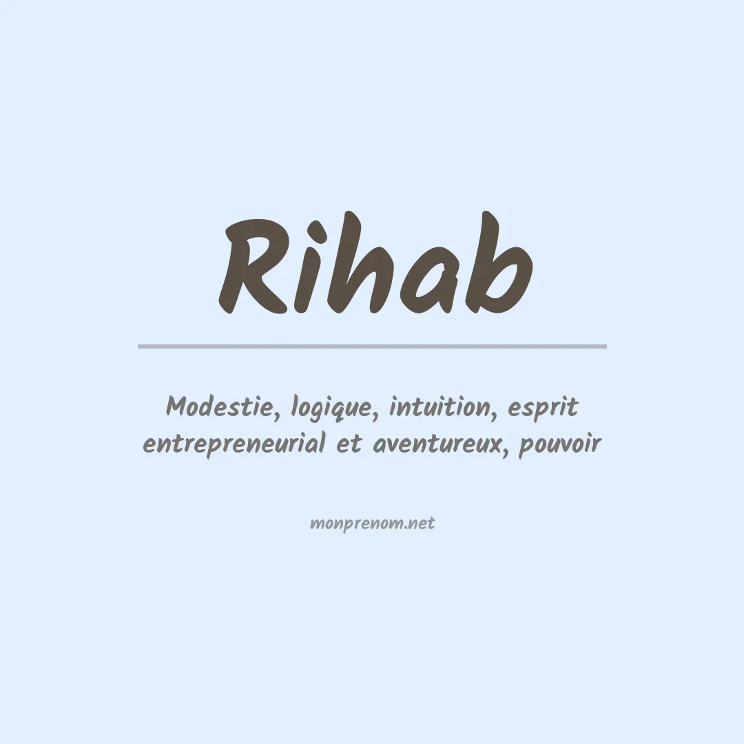 Prénom Rihab