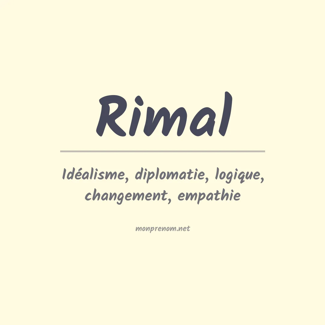 Prénom Rimal