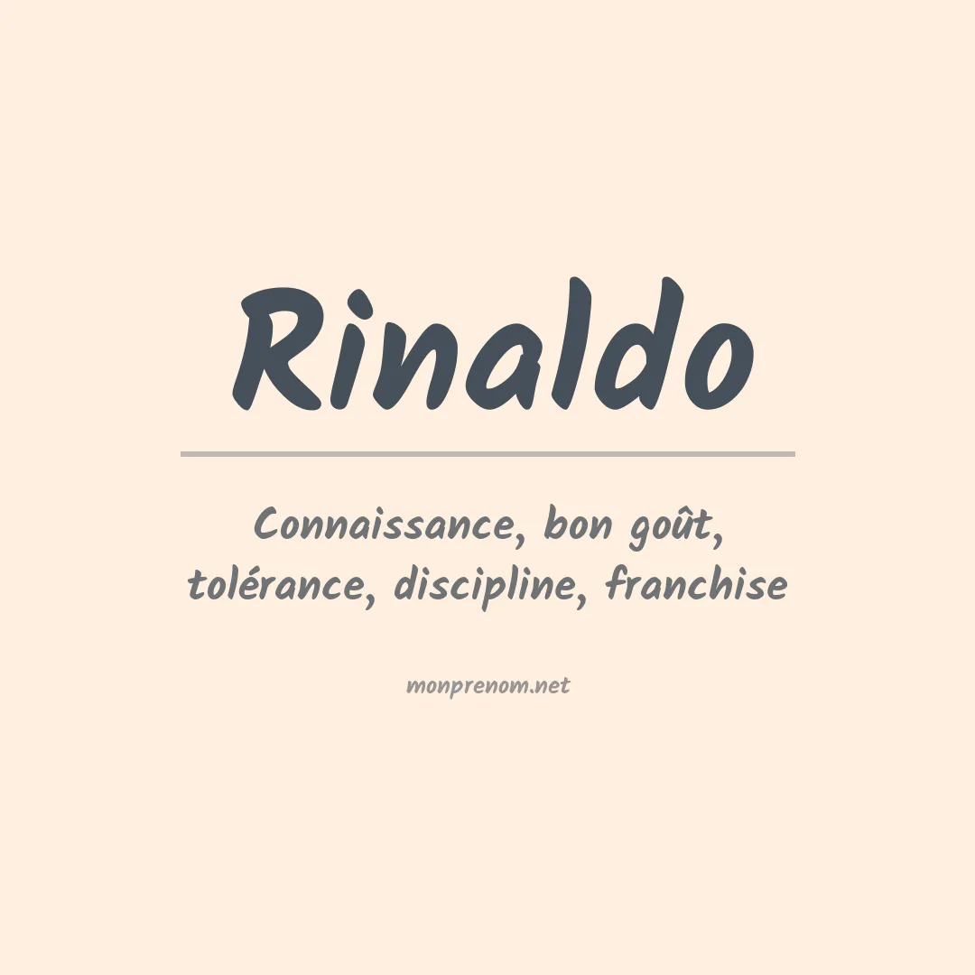 Prénom Rinaldo