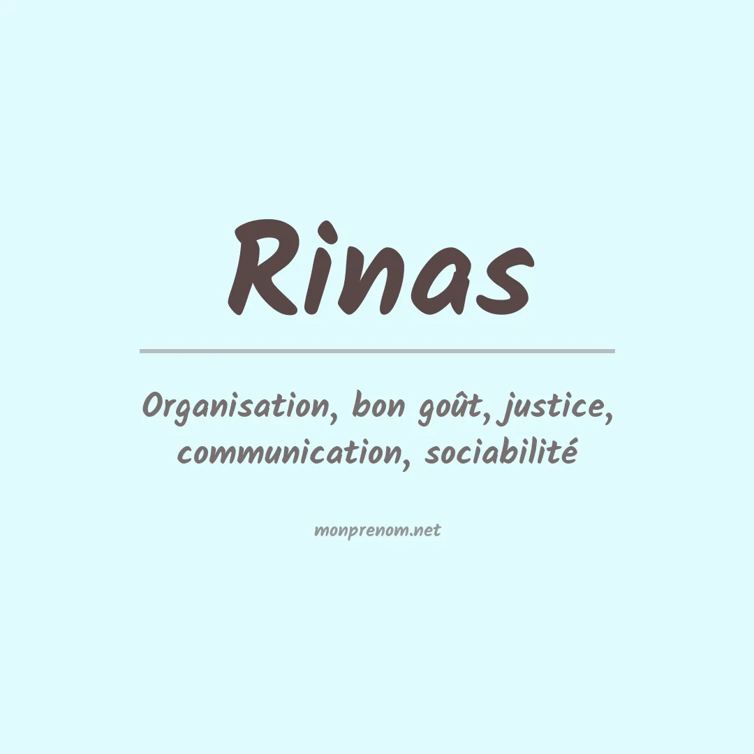 Prénom Rinas