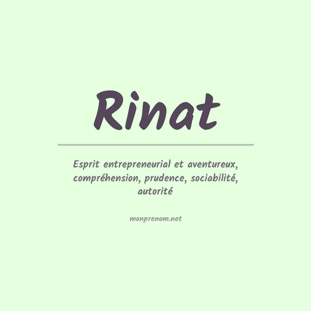 Prénom Rinat
