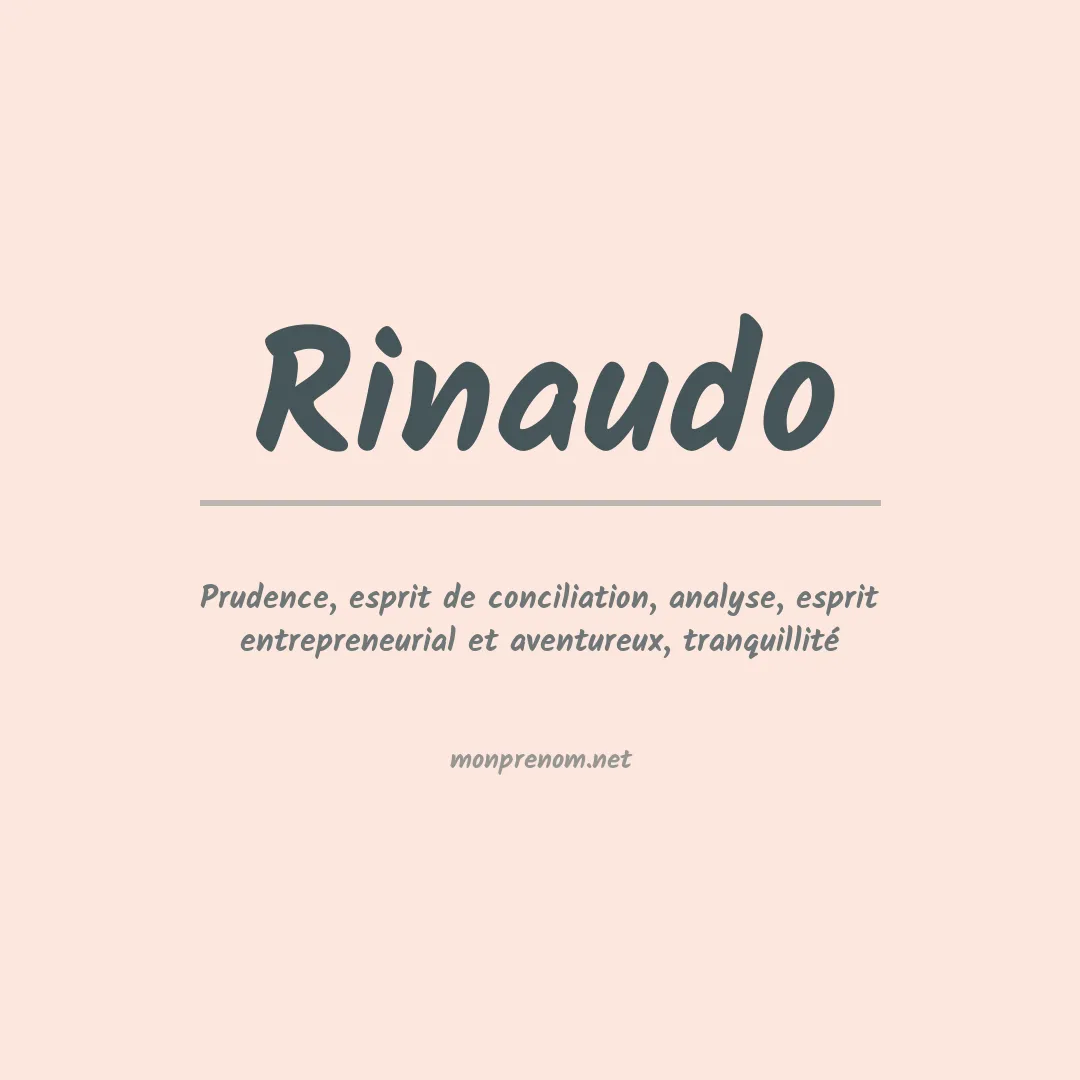Prénom Rinaudo