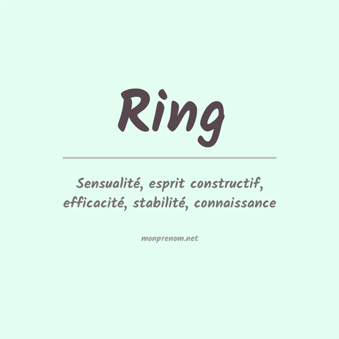 Prénom Ring