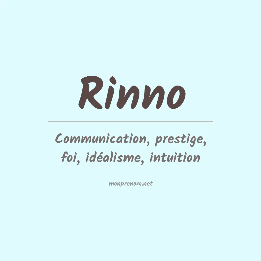 Prénom Rinno