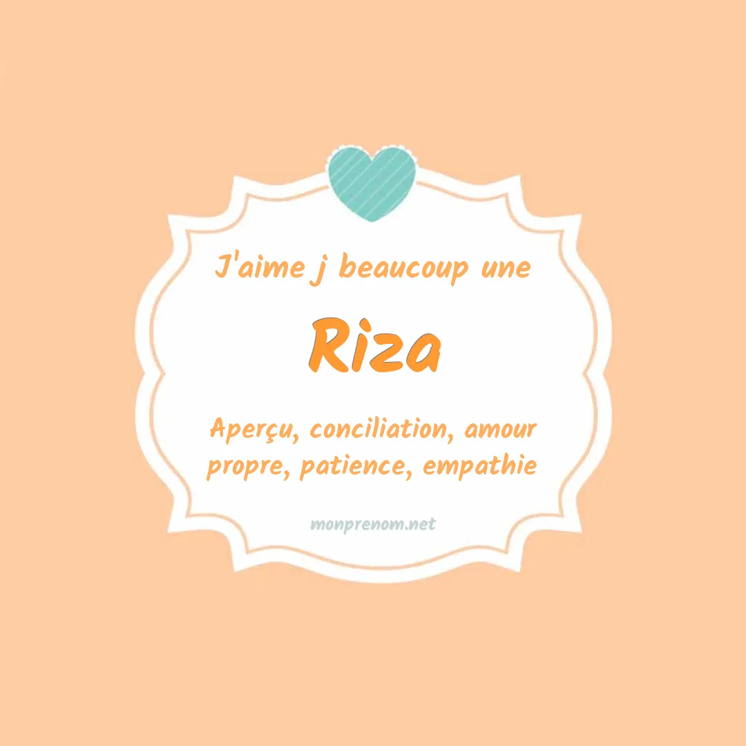 J'aime beaucoup Riza