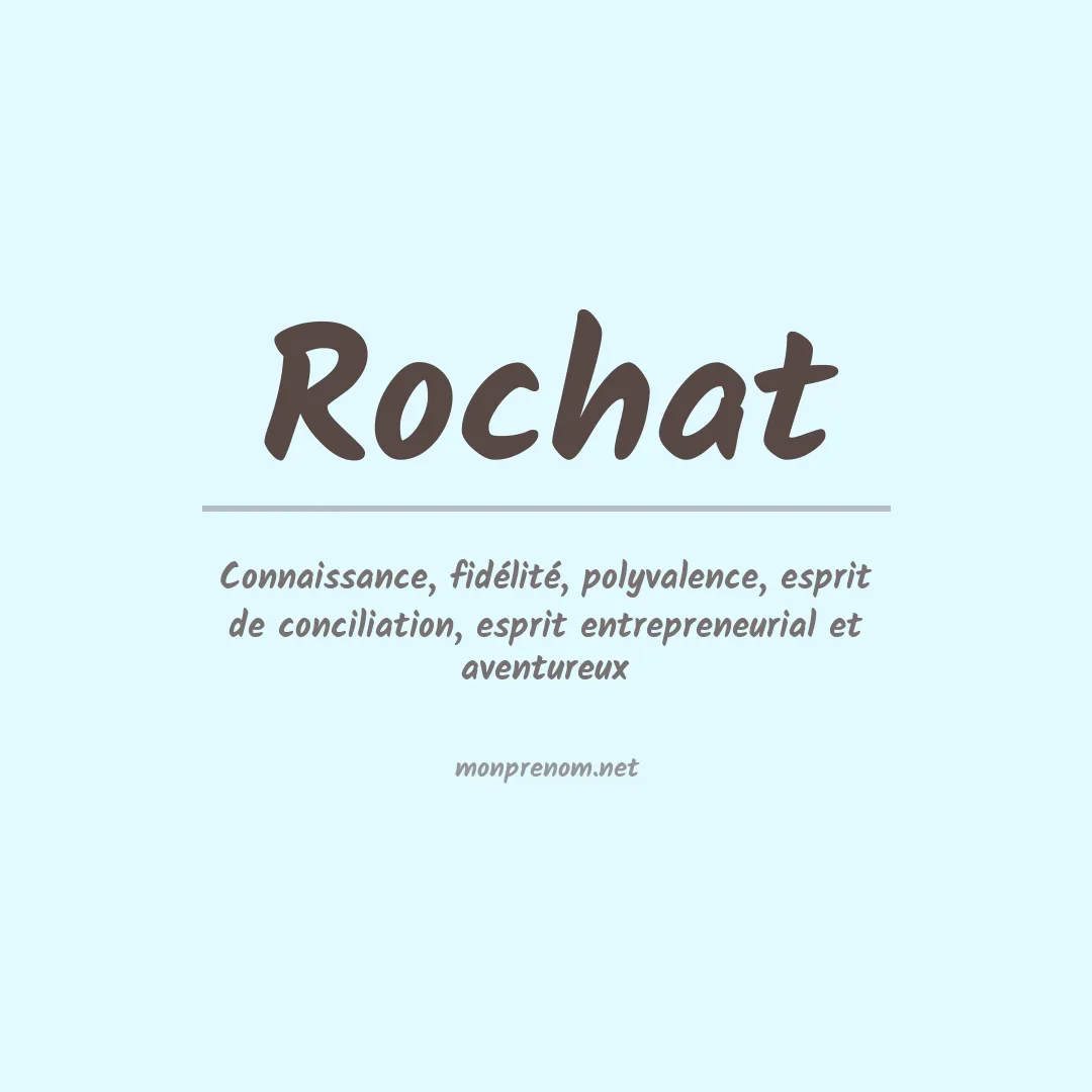 Prénom Rochat