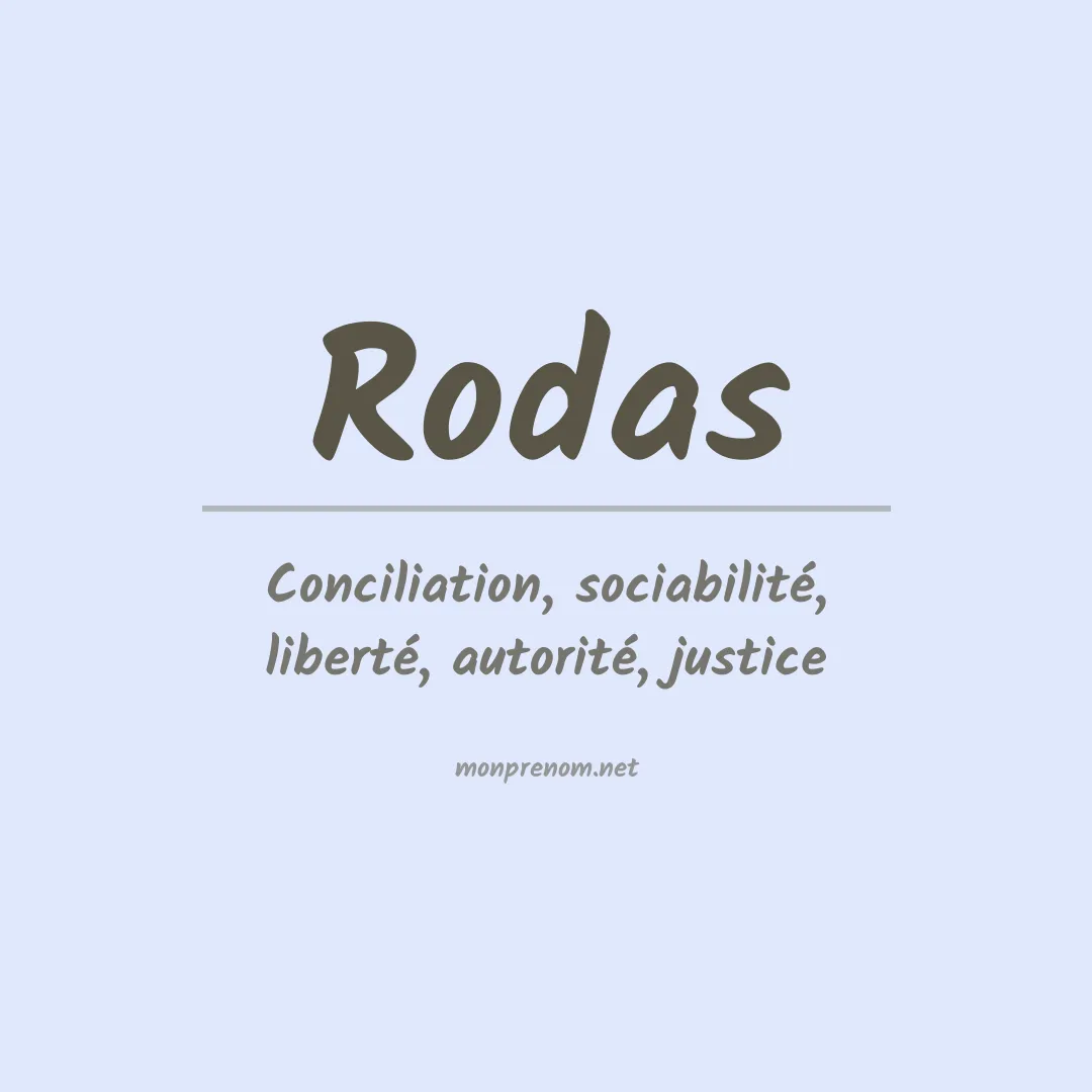 Prénom Rodas
