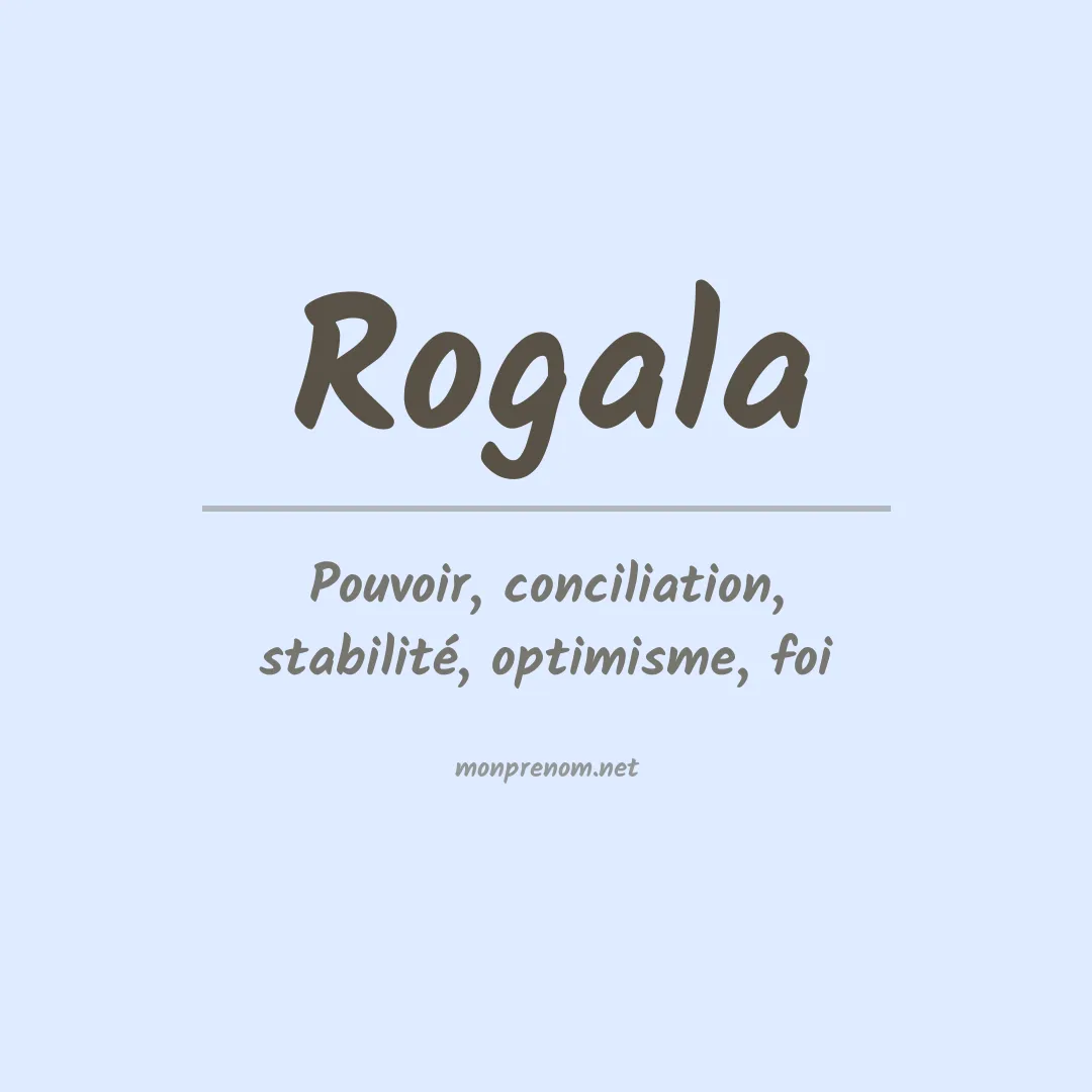 Prénom Rogala