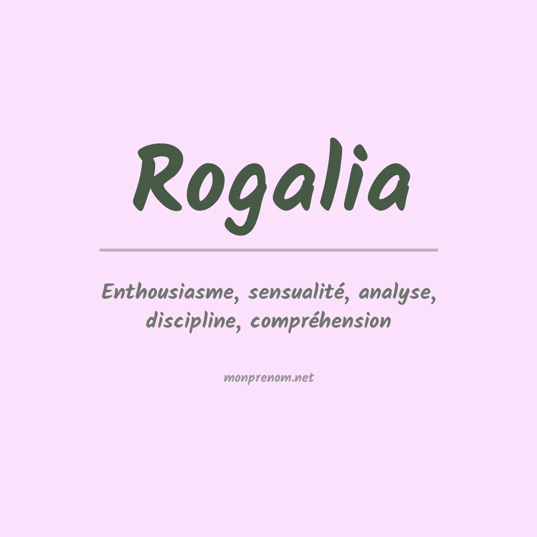 Prénom Rogalia
