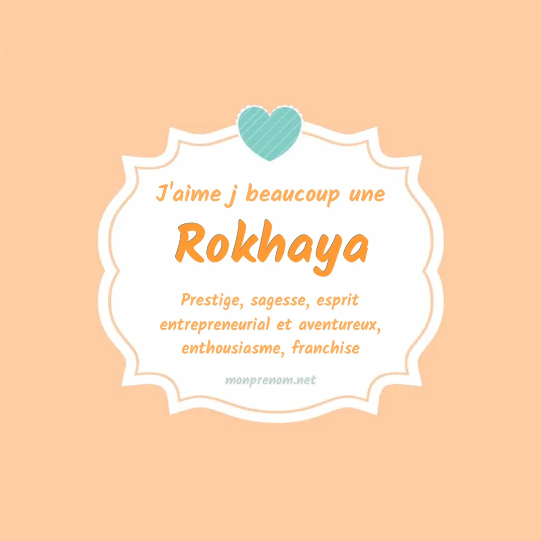 J'aime beaucoup Rokhaya