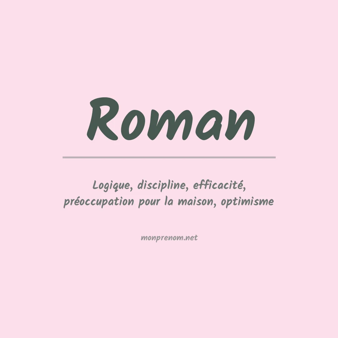 Prénom Roman