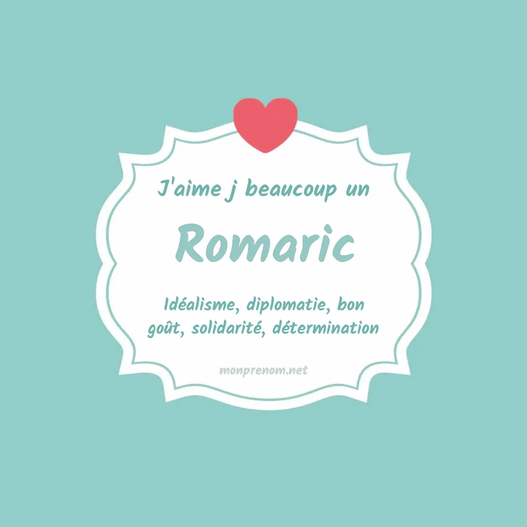 J'aime beaucoup Romaric